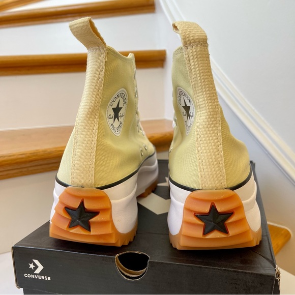 NWT Converse Run Star Hike Platform lemon drop high top Chuck Taylor sneaker - Picture 7 of 12